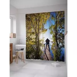 Шторка-занавеска для ванной JOYARTY