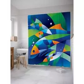 Шторка-занавеска для ванной JOYARTY