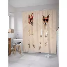 Шторка-занавеска для ванной JOYARTY