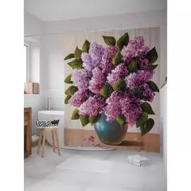 Шторка-занавеска для ванной JOYARTY