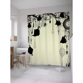 Шторка-занавеска для ванной JOYARTY