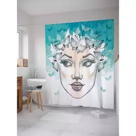 Шторка-занавеска для ванной JOYARTY