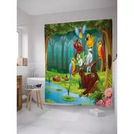 Шторка-занавеска для ванной JOYARTY