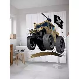 Шторка-занавеска для ванной JOYARTY