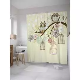 Шторка-занавеска для ванной JOYARTY