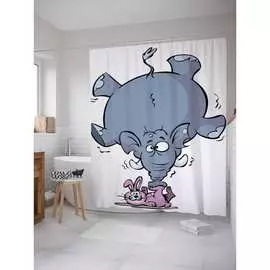 Шторка-занавеска для ванной JOYARTY