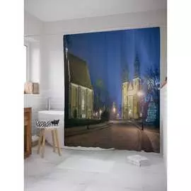 Шторка-занавеска для ванной JOYARTY