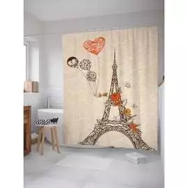 Шторка-занавеска для ванной JOYARTY