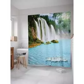 Шторка-занавеска для ванной JOYARTY