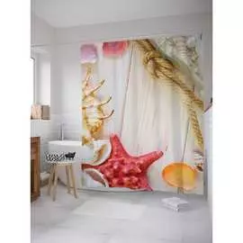 Шторка-занавеска для ванной JOYARTY