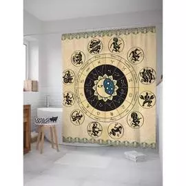 Шторка-занавеска для ванной JOYARTY