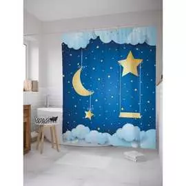 Шторка-занавеска для ванной JOYARTY