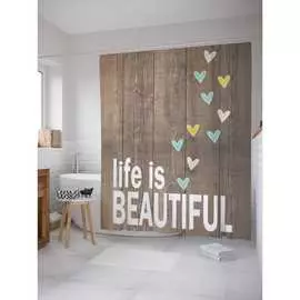 Шторка-занавеска для ванной JOYARTY