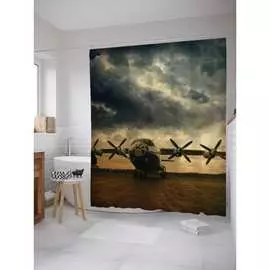 Шторка-занавеска для ванной JOYARTY