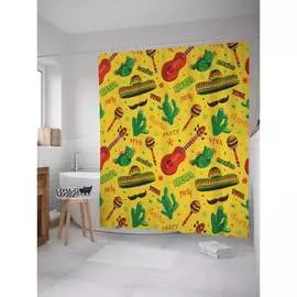 Шторка-занавеска для ванной JOYARTY