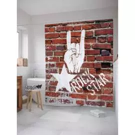 Шторка-занавеска для ванной JOYARTY