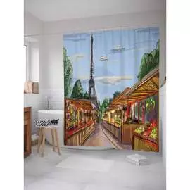 Шторка-занавеска для ванной JOYARTY