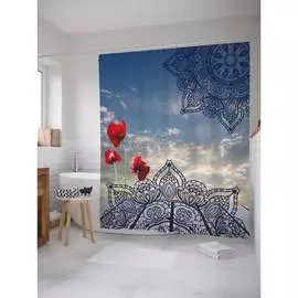 Шторка-занавеска для ванной JOYARTY