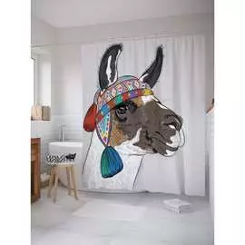 Шторка-занавеска для ванной JOYARTY