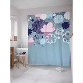 Шторка-занавеска для ванной JOYARTY