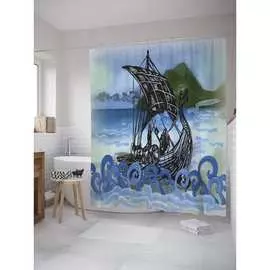 Шторка-занавеска для ванной JOYARTY