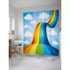 Шторка-занавеска для ванной JOYARTY