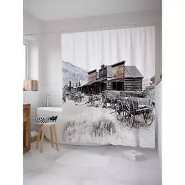 Шторка-занавеска для ванной JOYARTY