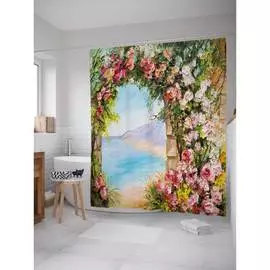 Шторка-занавеска для ванной JOYARTY