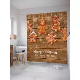 Шторка-занавеска для ванной JOYARTY