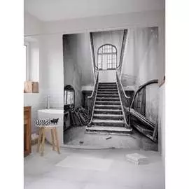 Шторка-занавеска для ванной JOYARTY