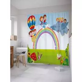 Шторка-занавеска для ванной JOYARTY