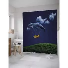 Шторка-занавеска для ванной JOYARTY