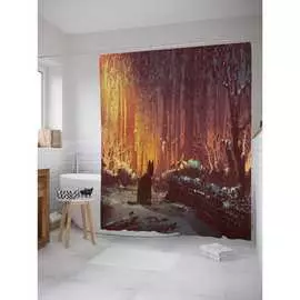 Шторка-занавеска для ванной JOYARTY