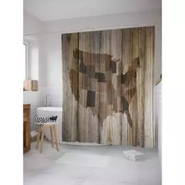 Шторка-занавеска для ванной JOYARTY
