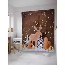 Шторка-занавеска для ванной JOYARTY