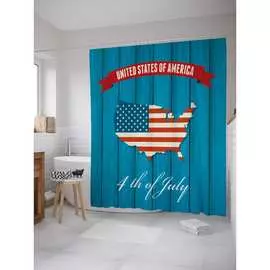 Шторка-занавеска для ванной JOYARTY