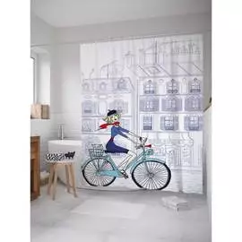 Шторка-занавеска для ванной JOYARTY