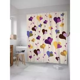 Шторка-занавеска для ванной JOYARTY