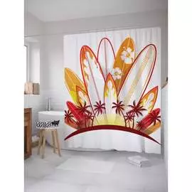 Шторка-занавеска для ванной JOYARTY