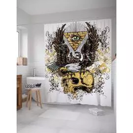 Шторка-занавеска для ванной JOYARTY