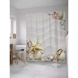 Шторка-занавеска для ванной JOYARTY