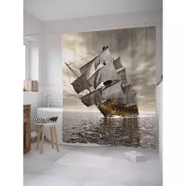 Шторка-занавеска для ванной JOYARTY