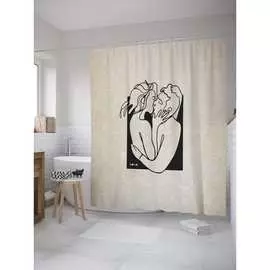 Шторка-занавеска для ванной JOYARTY
