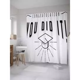 Шторка-занавеска для ванной JOYARTY