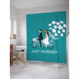 Шторка-занавеска для ванной JOYARTY