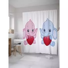 Шторка-занавеска для ванной JOYARTY