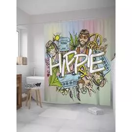 Шторка-занавеска для ванной JOYARTY