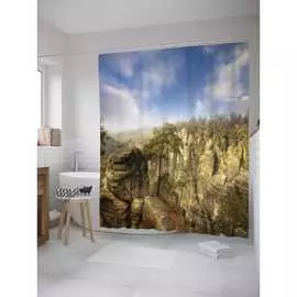 Шторка-занавеска для ванной JOYARTY