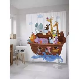 Шторка-занавеска для ванной JOYARTY