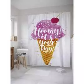 Шторка-занавеска для ванной JOYARTY